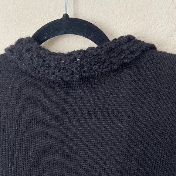 Peruvian Link 100% Alpaca Semi-Cropped Cardigan Sweater - Picture 7 of 8